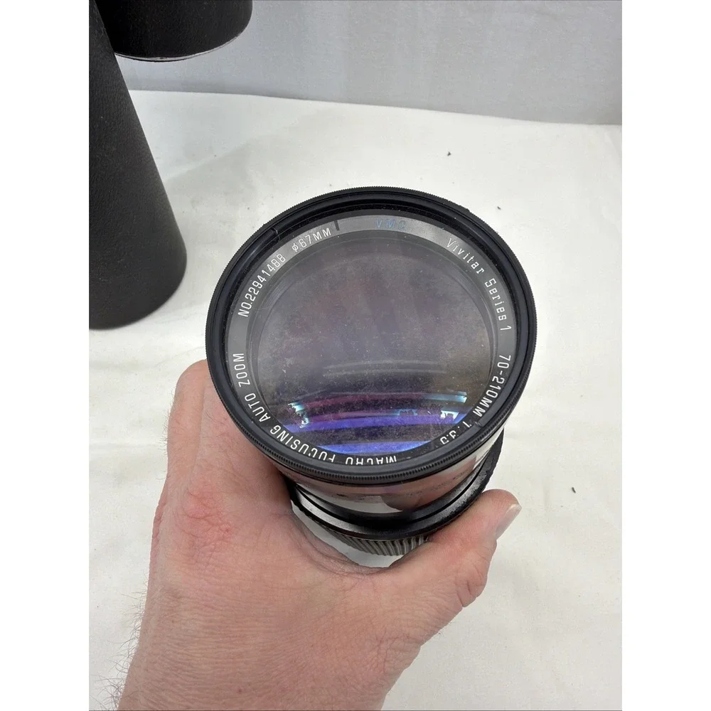 Vivitar Series 1 70-210mm f/3.5 Camera Lens 62mm With Original Lens Case